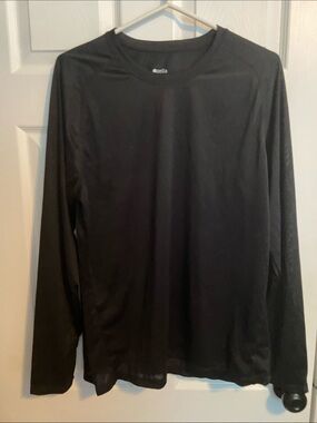 Zella Men's Black Long Sleeve Athletic Top